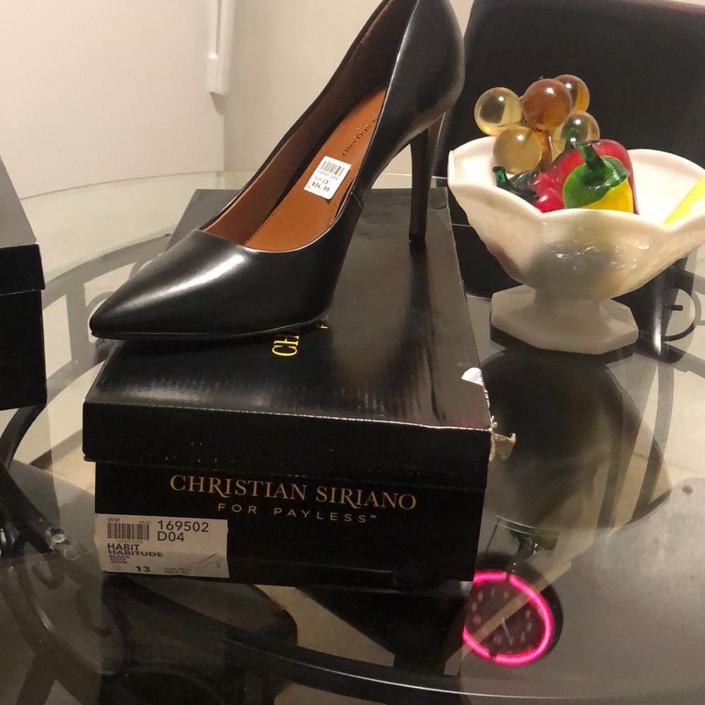 Christian Siriano Black Pump
